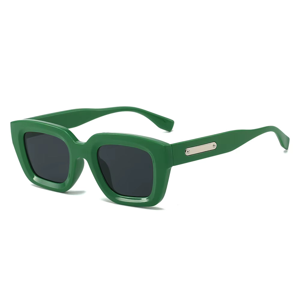 Lunettes de Soleil "Rétro" Vertes