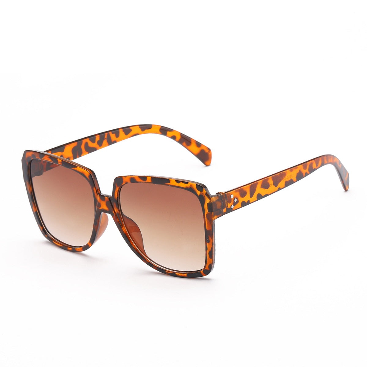 Lunettes de Soleil "Space" Léopard Verres Fondus