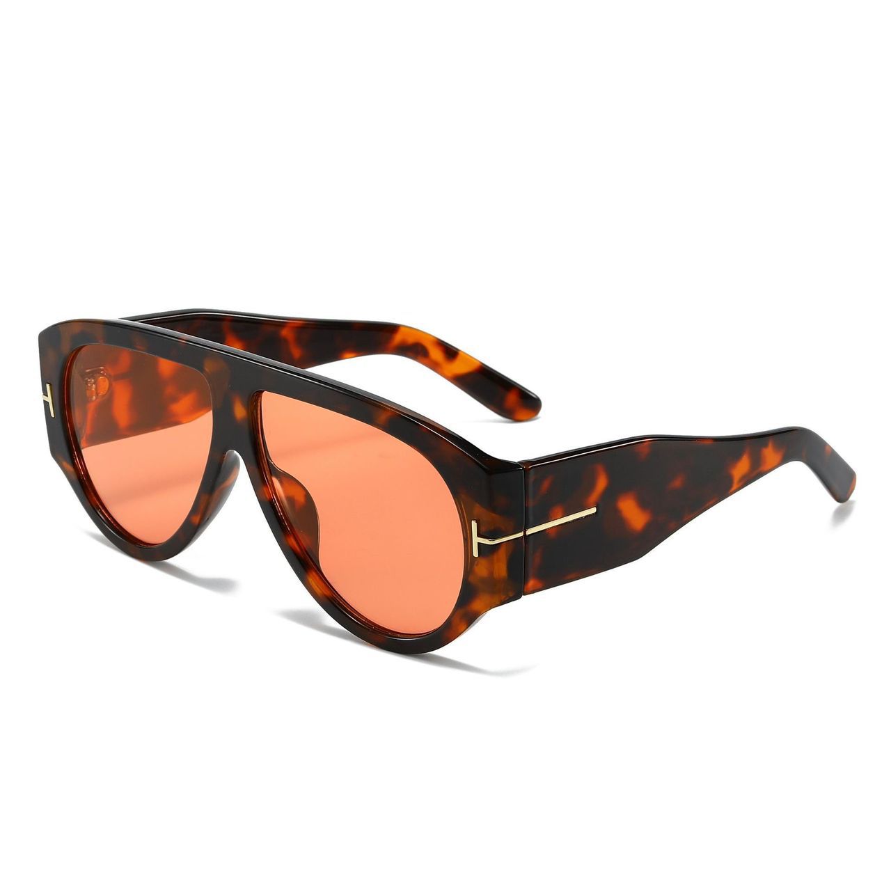 Lunettes de Soleil "80s" Feu Verres Rouges